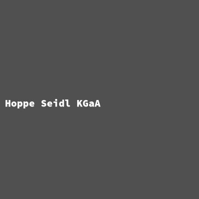 Hoppe Seidl KGaA