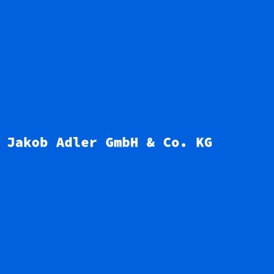 Jakob Adler GmbH & Co. KG